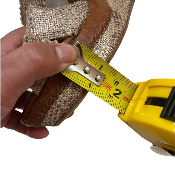 Stuart Weitzman platform tan/brown wedges size 10M - Picture 10 of 12